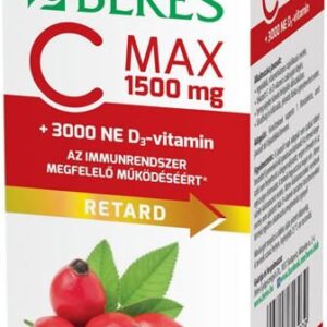 BERES C MAX 1500MG+CSIPKE+D3 3000NE RET.TBL. 90X